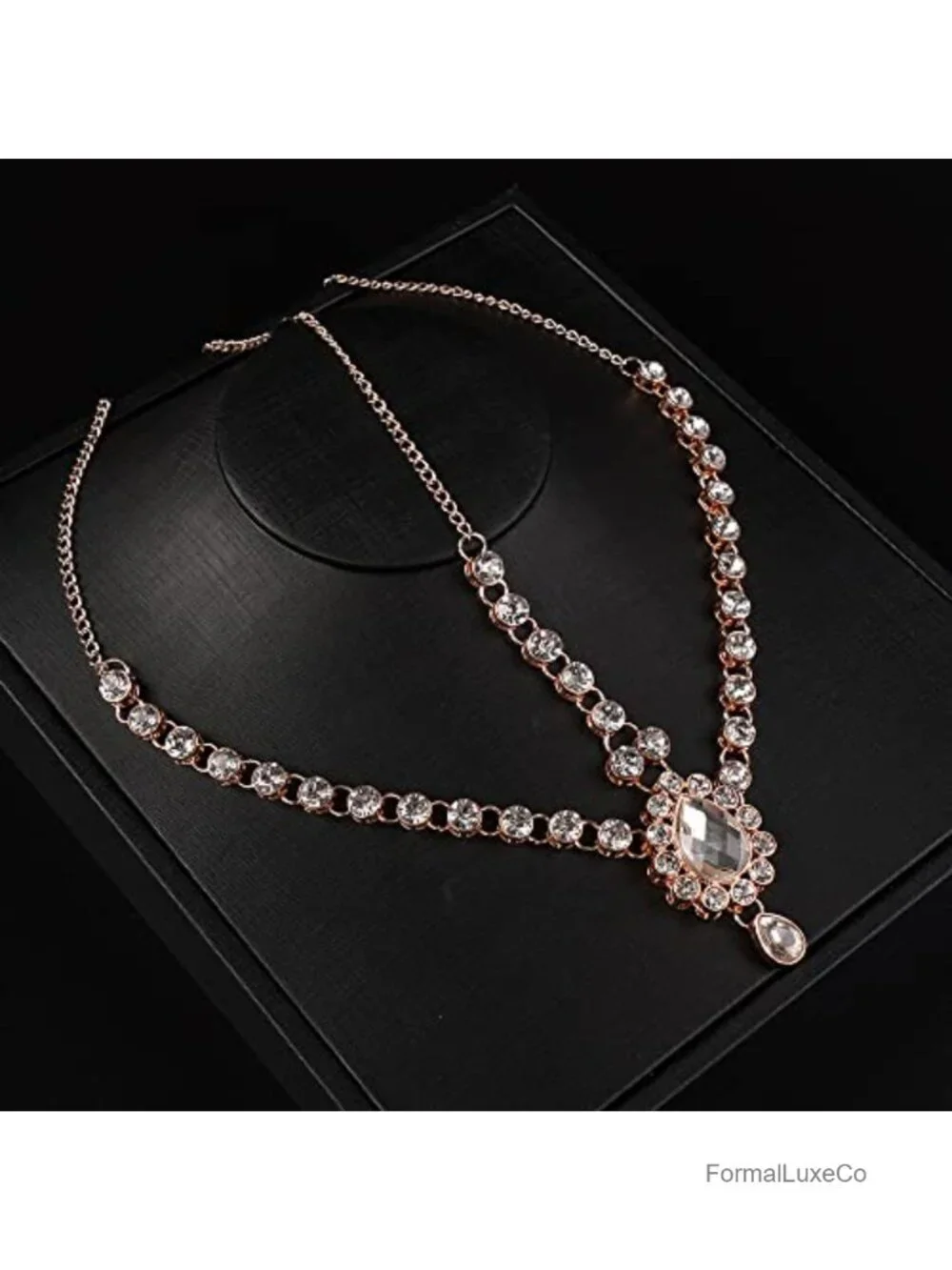 Bohemian Rhinestone Head Chain Hair Accessory Bridal Wedding Crystal Headpiece